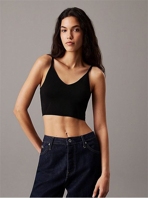 rayon sweater bralette CALVIN KLEIN JEANS | J20J224805BEH